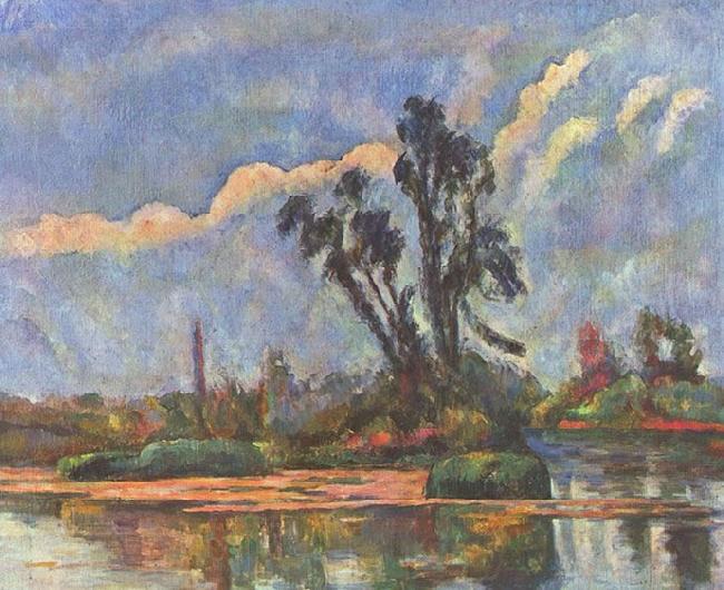 Paul Cezanne Ufer der Oise France oil painting art